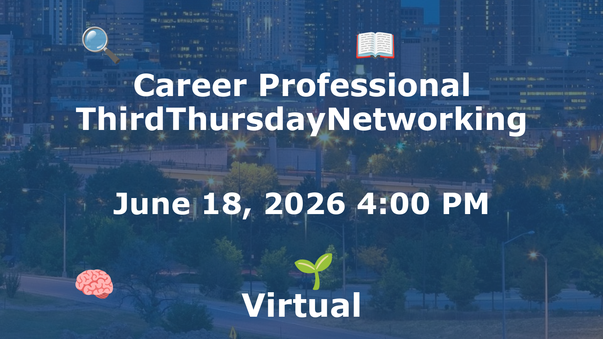Career Professional ThirdThursdayNetworking  event image